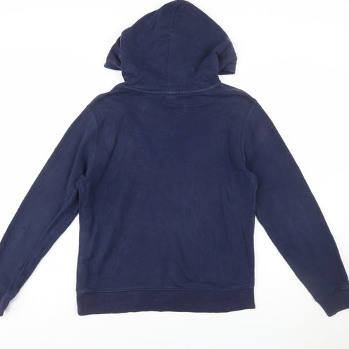 Polo Ralph Lauren Boys Navy Blue Pullover Hoodie Size 14-16 Cotton Blend