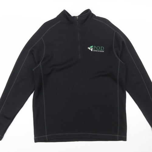 Nike Golf Men's Black L Dri-Fit Quarter Zip Sweatshirt