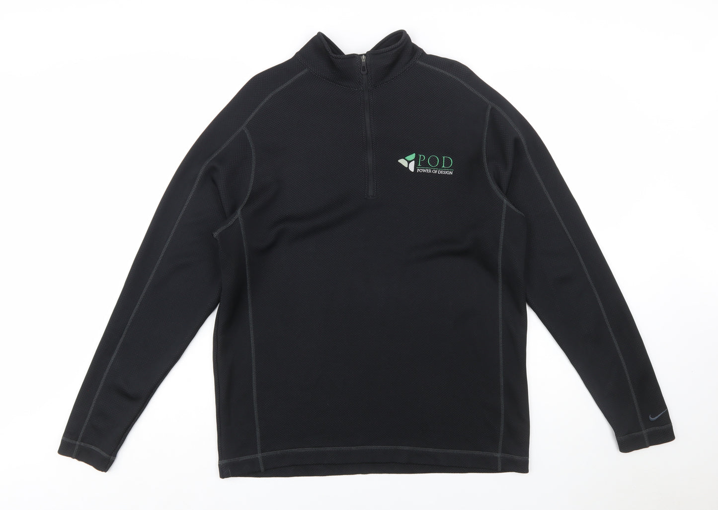 Nike Golf Men's Black L Dri-Fit Quarter Zip Sweatshirt