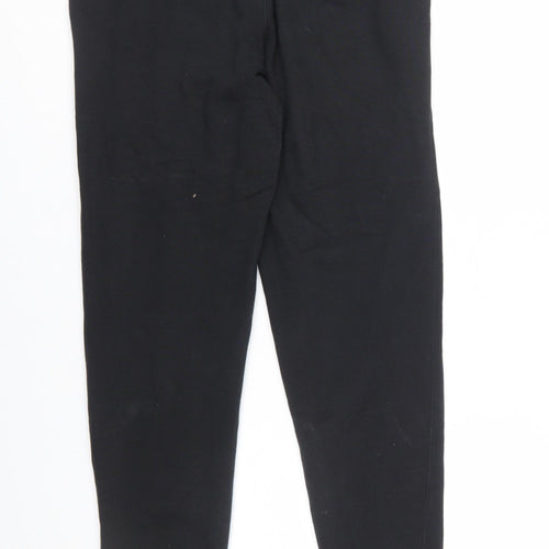 Champion Men's Black Fleece Jogger Trousers Size S Regular Fit