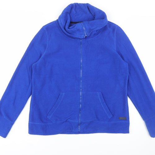 Calvin Klein Performance Women's Blue Fleece Jacket M Quick Dry