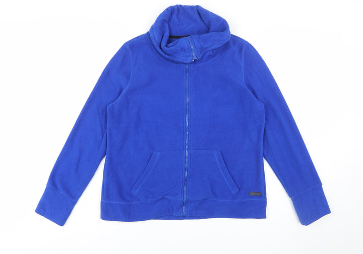 Calvin Klein Performance Women's Blue Fleece Jacket M Quick Dry