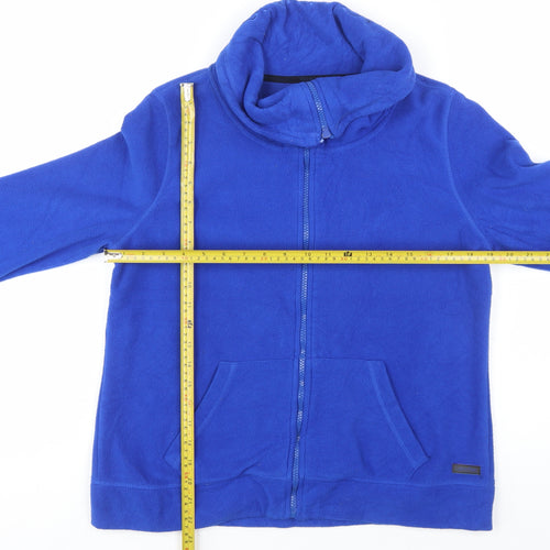 Calvin Klein Performance Women's Blue Fleece Jacket M Quick Dry