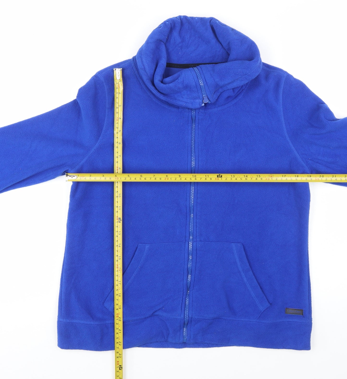 Calvin Klein Performance Women's Blue Fleece Jacket M Quick Dry