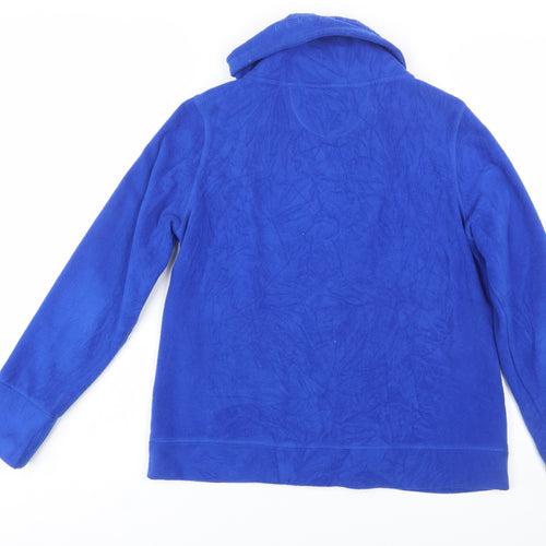 Calvin Klein Performance Women's Blue Fleece Jacket M Quick Dry