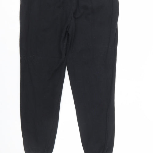 FILA Men's Black Jogger Trousers M Regular Fit Fleece Casual