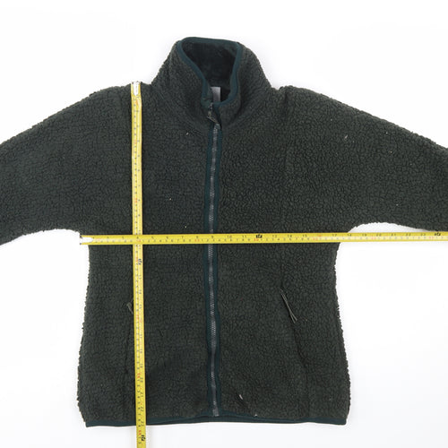 Champion Women's Green Fleece Full Zip Jacket XS