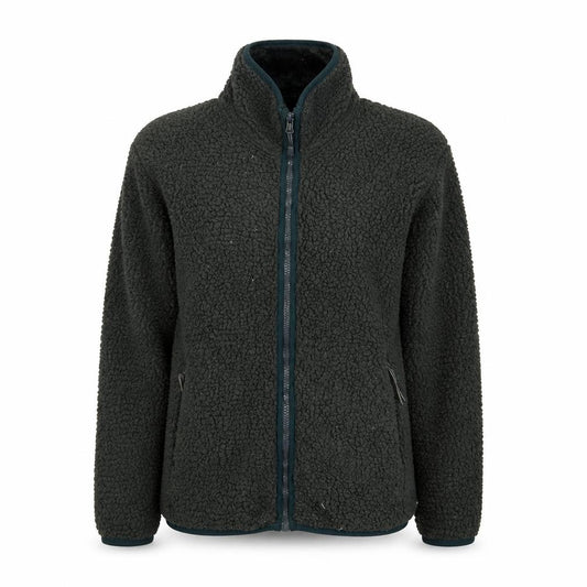 Front view of Champion Women's Green Fleece Full Zip Jacket XS