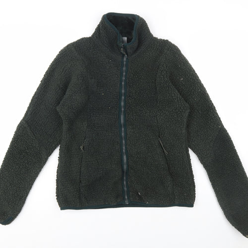 Champion Women's Green Fleece Full Zip Jacket XS