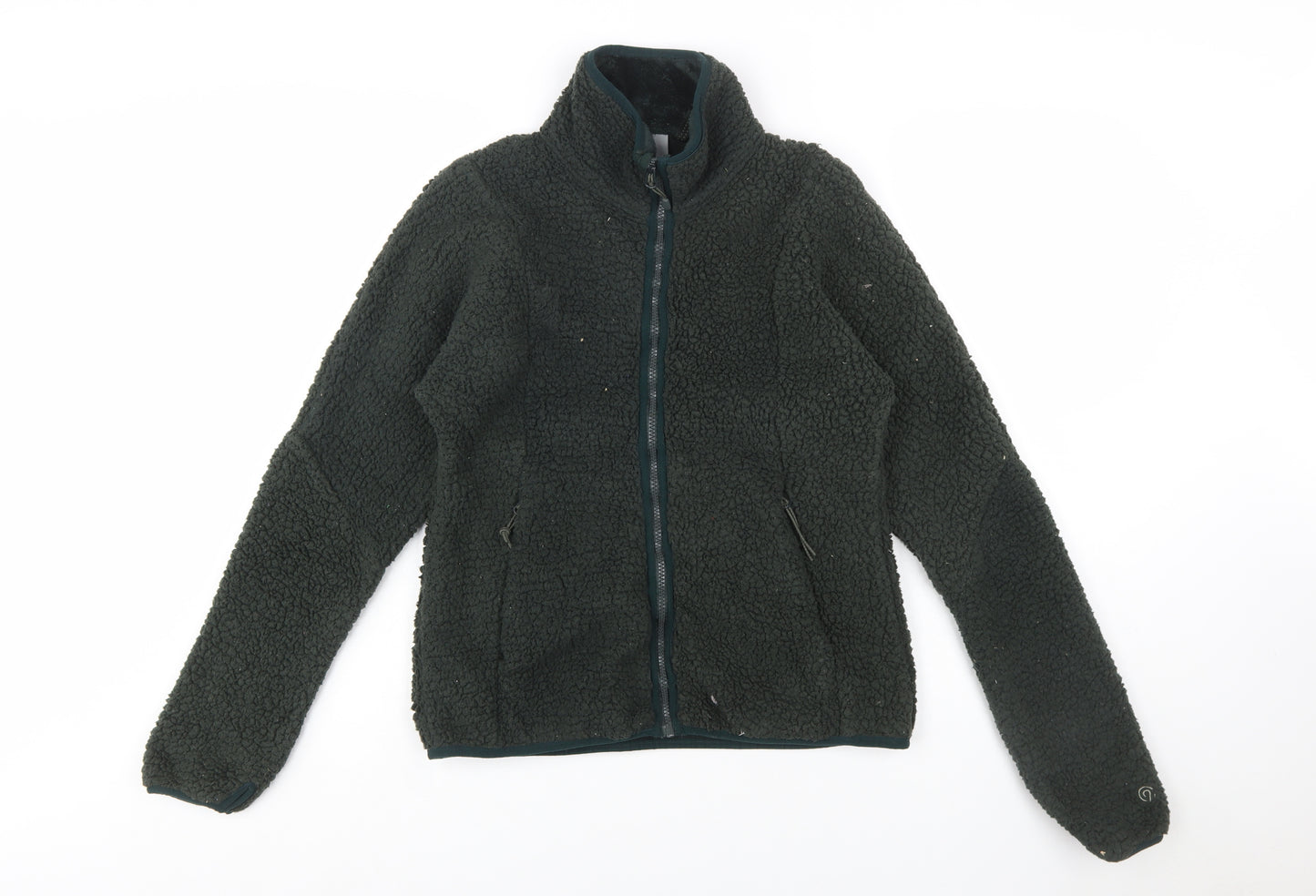 Champion Women's Green Fleece Full Zip Jacket XS