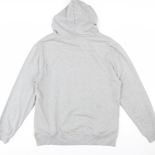 Disney Women Grey Mickey Mouse Pullover Hoodie Size L