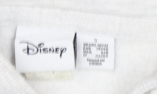 Disney Women’s Grey Mickey Mouse Hoodie Size S Pullover Sweatshirt