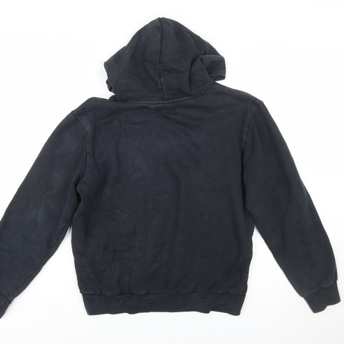 Puma Womens Black Small Pullover Hoodie Cotton Casual