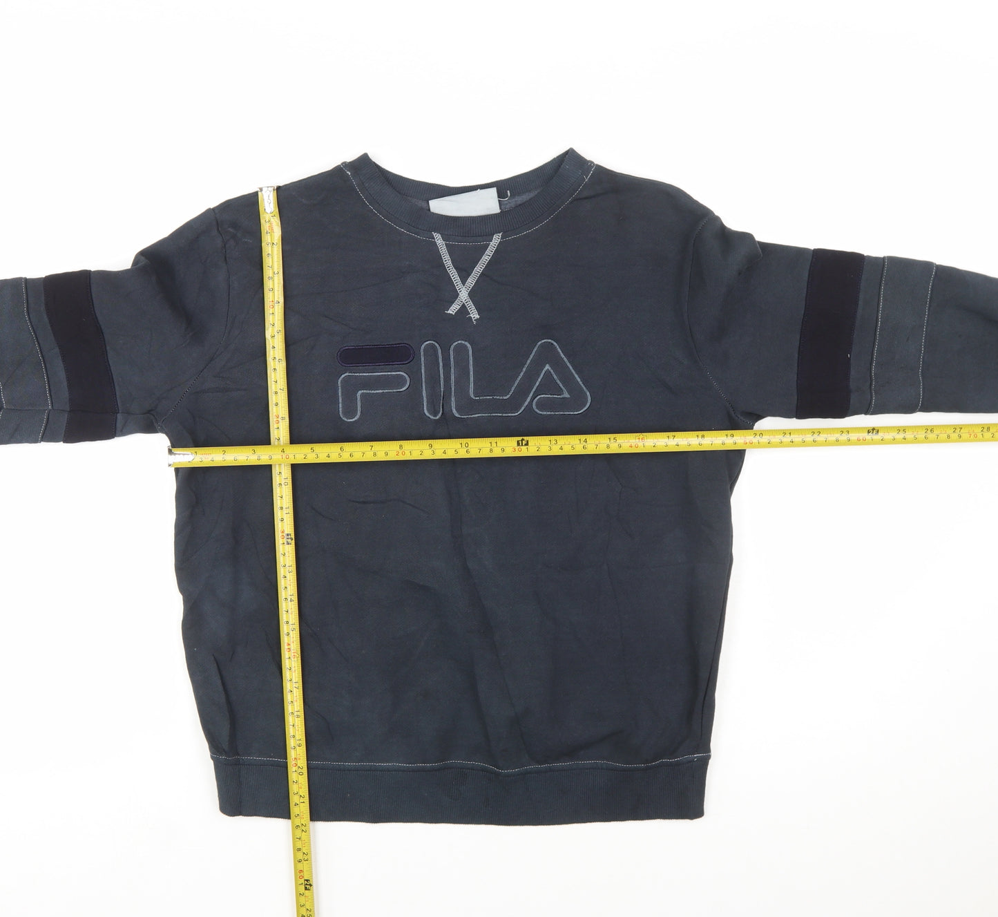 FILA Womens Blue Crew Neck Long Sleeve Sweatshirt Size S