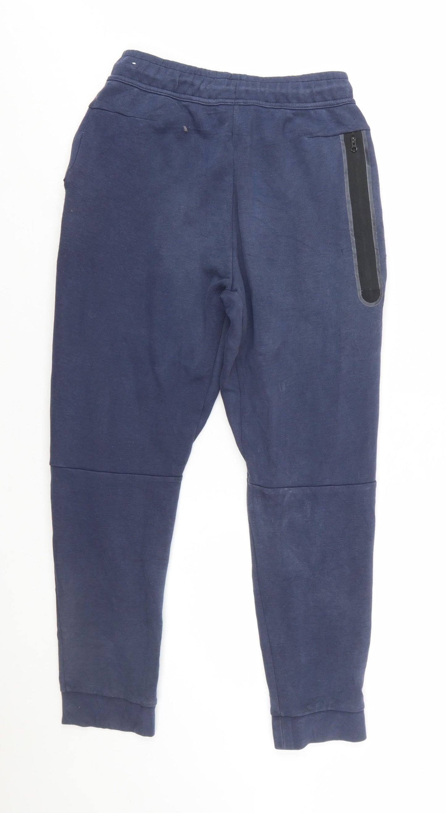 Nike Boys Blue XL Jogger Trousers Elastic Waist Cotton Blend Sportswear