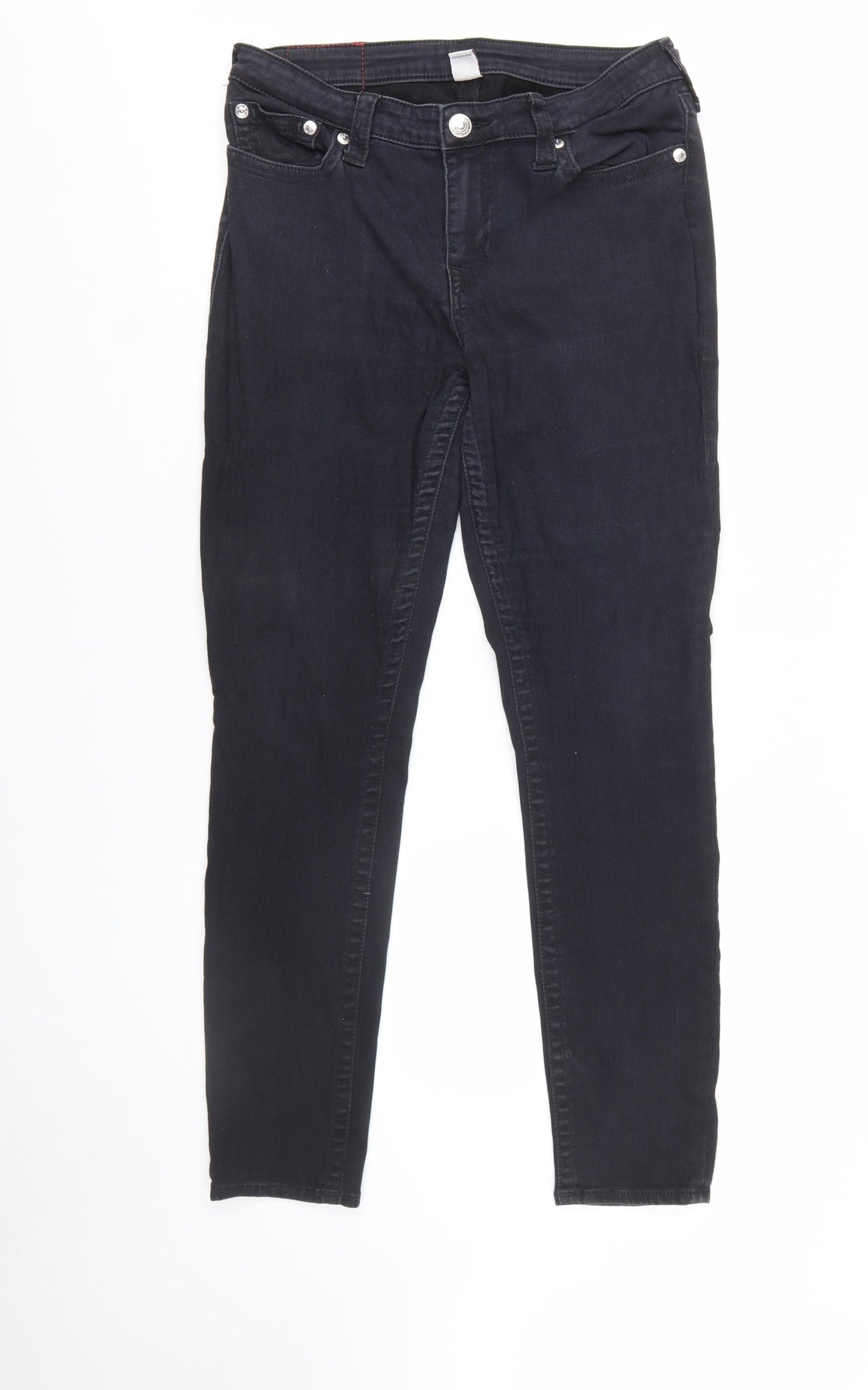True Religion Men's Black Slim Fit Denim Jeans Size 32