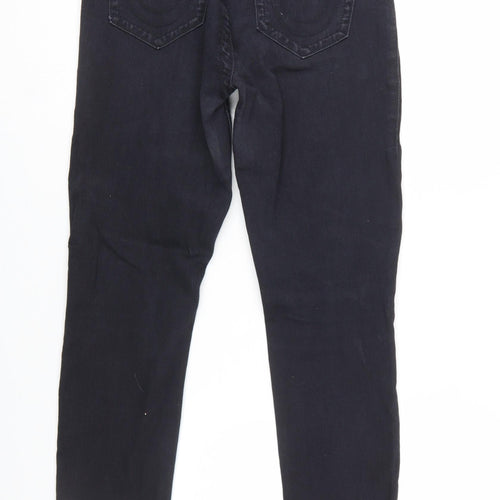 True Religion Men's Black Slim Fit Denim Jeans Size 32