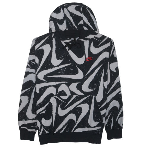 Nike Men's Black Graphic Pullover Hoodie Size L