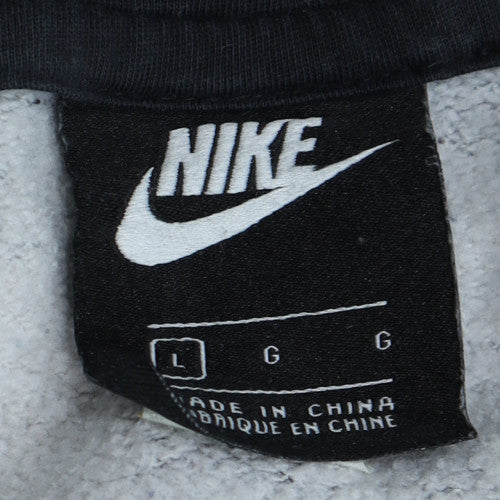 Nike Men's Black Graphic Pullover Hoodie Size L