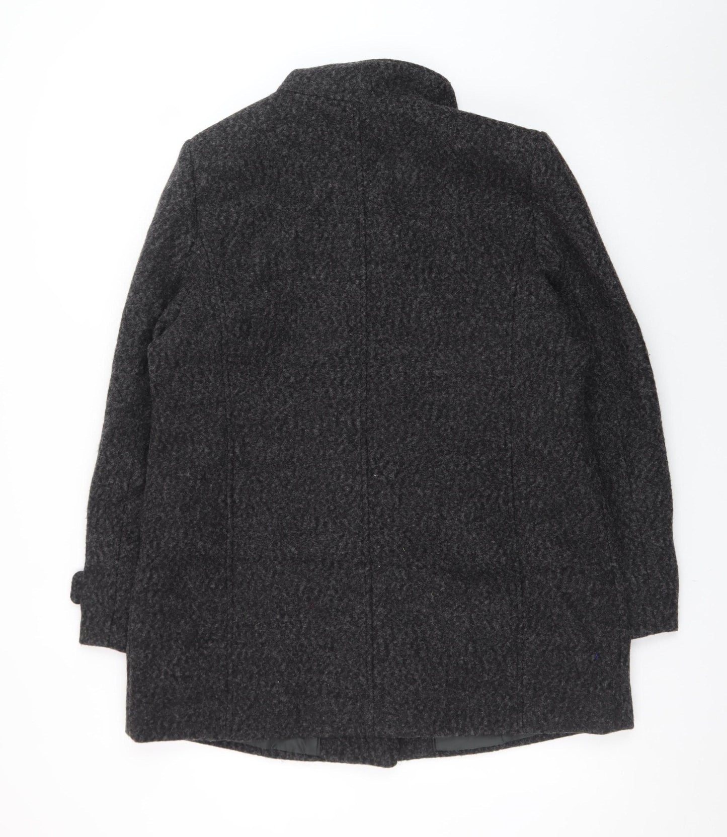 Damart Women's Grey Wool Blend Mid-Length Coat UK 16