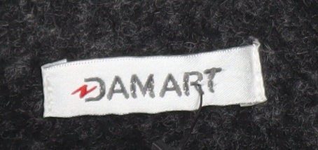 Damart Women's Grey Wool Blend Mid-Length Coat UK 16