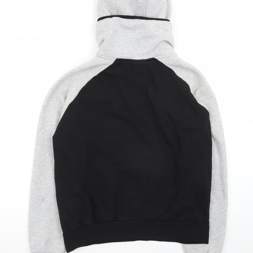 Hoodrich Men's Black & Grey Pullover Hoodie Large Streetwear