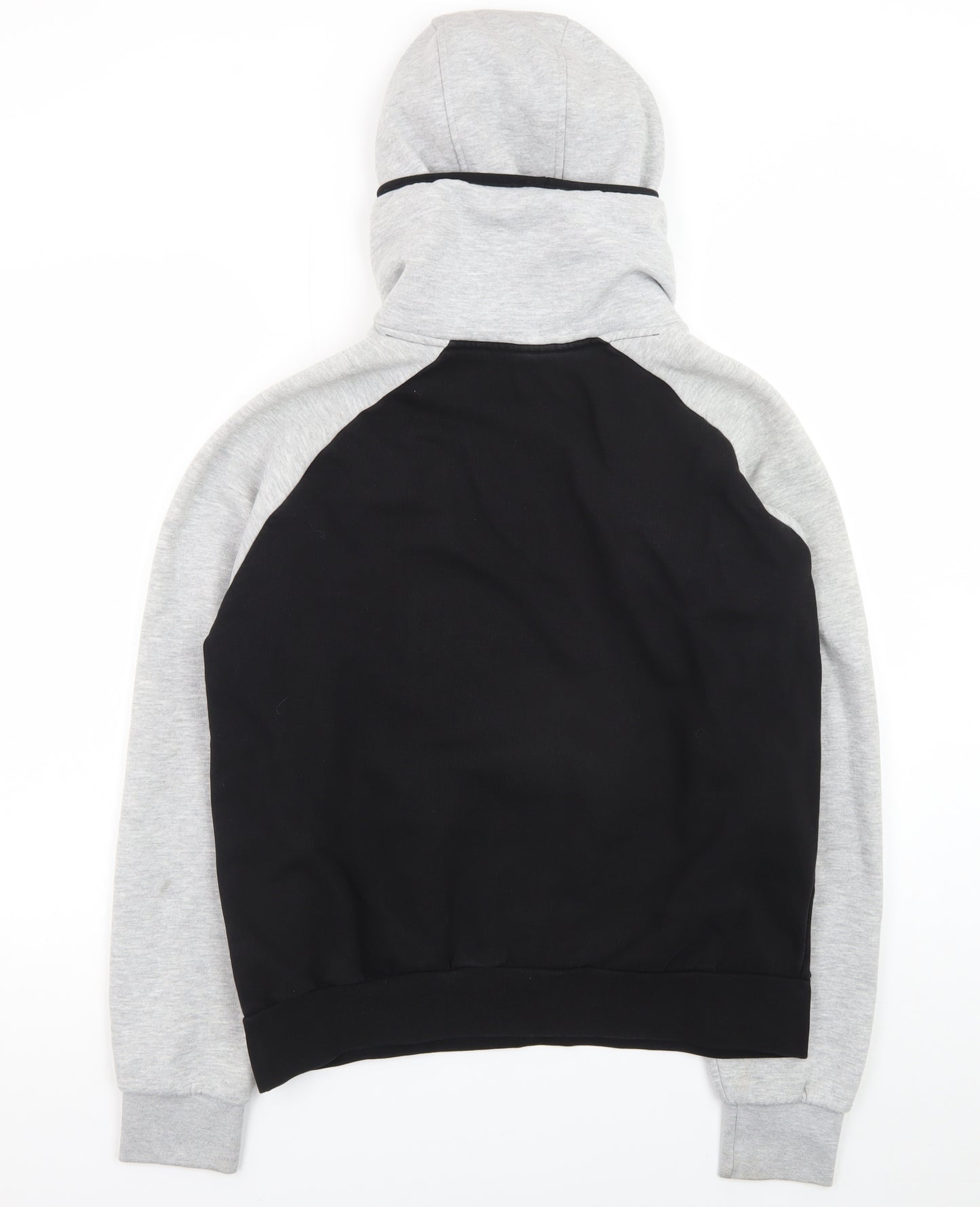 Hoodrich Men's Black & Grey Pullover Hoodie Large Streetwear