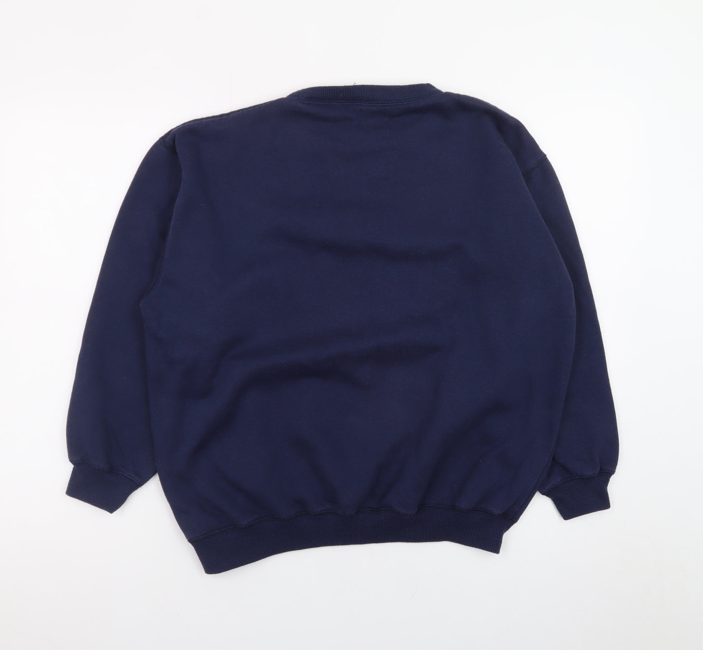 Dash Women's Navy Blue Crew Neck Pullover Sweatshirt M 12/14