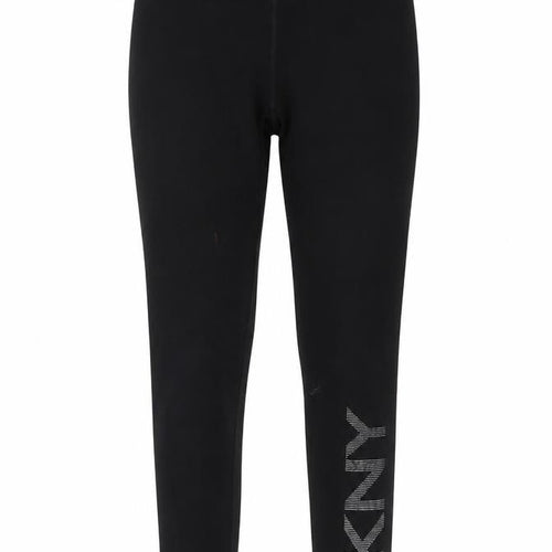 DKNY Women’s Black XS Ankle Length Logo Sport Leggings