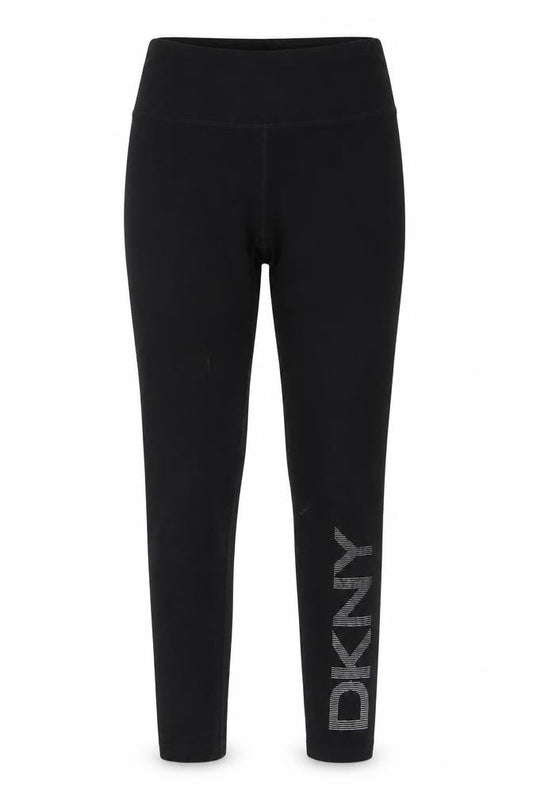 DKNY Women’s Black XS Ankle Length Logo Sport Leggings