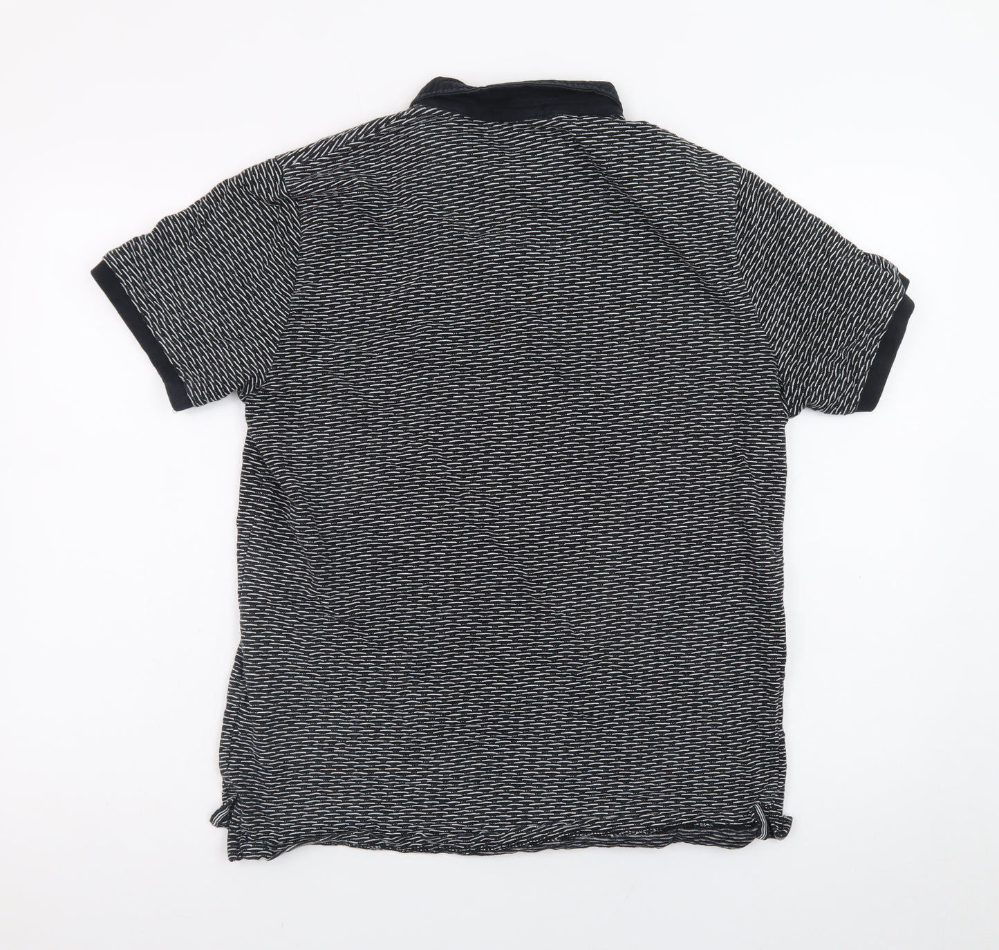 Kensington Eastside Men's Black Short Sleeve Polo Shirt Size L