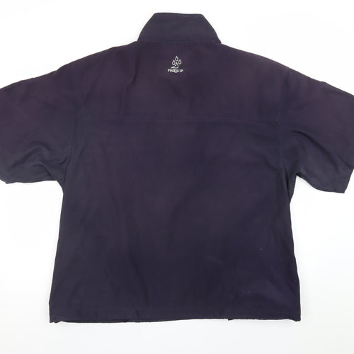 ProQuip Men's Navy Short Sleeve 1/4 Zip Windshield Golf Sweatshirt XL