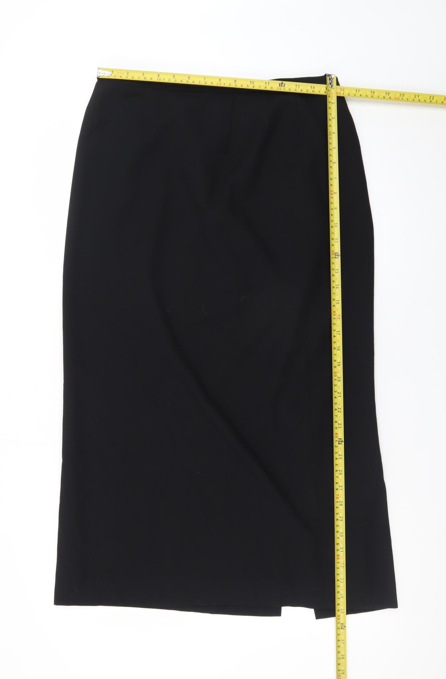 Debenhams Women Black Size 14 Pencil Skirt Formal Workwear