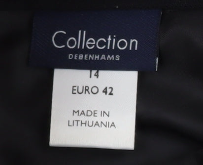 Debenhams Women Black Size 14 Pencil Skirt Formal Workwear