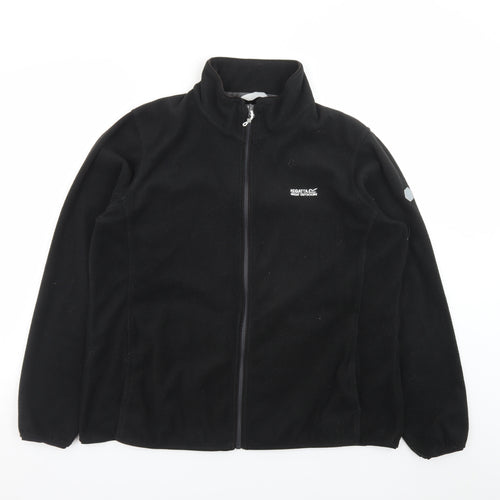Regatta Great Outdoors Womens Black Fleece Full Zip Jacket UK 18