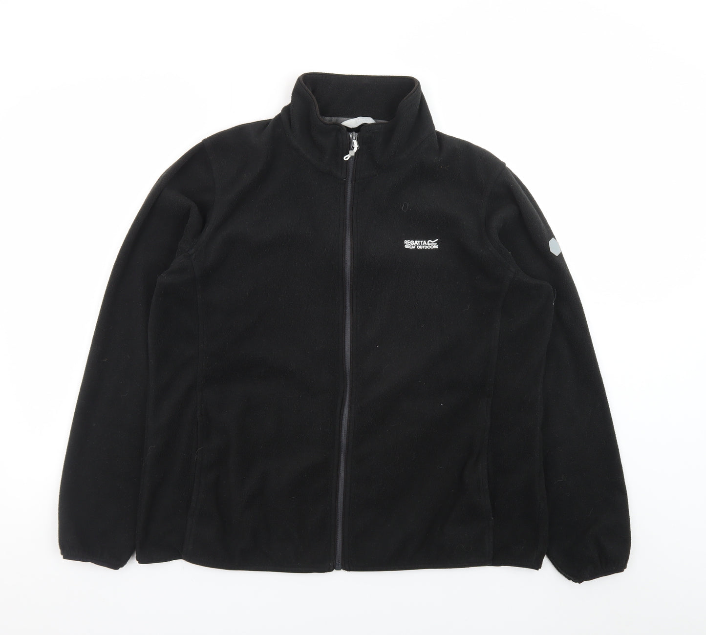 Regatta Great Outdoors Womens Black Fleece Full Zip Jacket UK 18