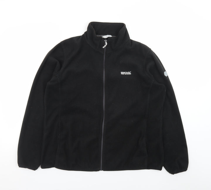 Regatta Great Outdoors Womens Black Fleece Full Zip Jacket UK 18