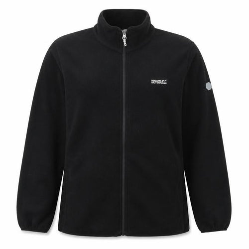 Regatta Great Outdoors Womens Black Fleece Full Zip Jacket UK 18