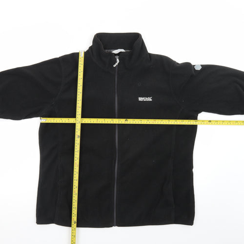 Regatta Great Outdoors Womens Black Fleece Full Zip Jacket UK 18