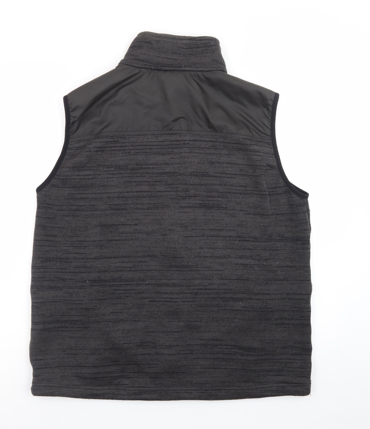 Jack Wolfskin Mens Grey Fleece Bodywarmer Waistcoat L 40in