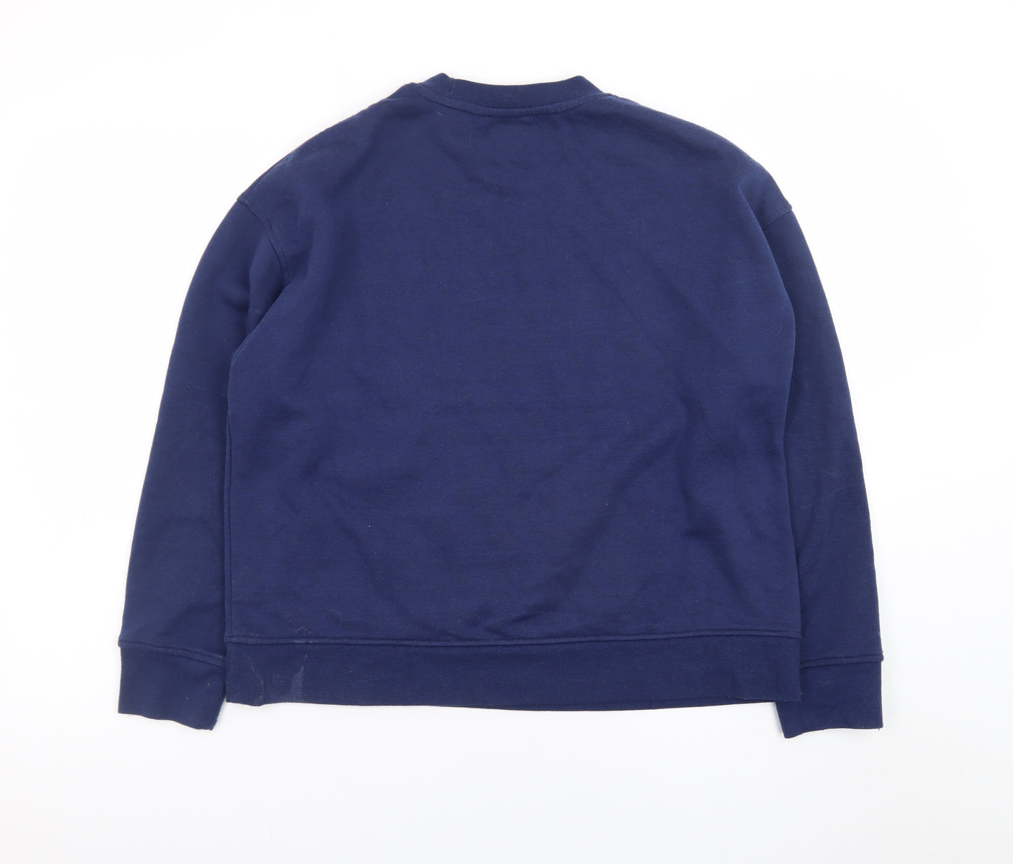 Disney Women Navy Blue Eeyore Sweatshirt Size S 10/12 Crew Neck