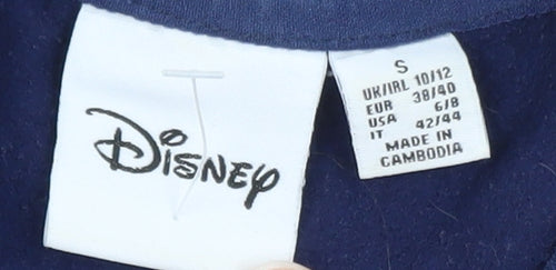 Disney Women Navy Blue Eeyore Sweatshirt Size S 10/12 Crew Neck