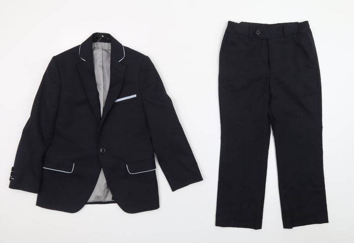 1880 Club Boys Black 7-8 Years Formal Two Piece Trouser Suit