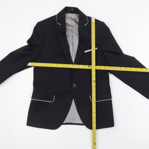 1880 Club Boys Black 7-8 Years Formal Two Piece Trouser Suit