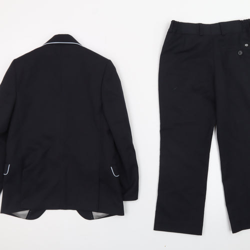 1880 Club Boys Black 7-8 Years Formal Two Piece Trouser Suit