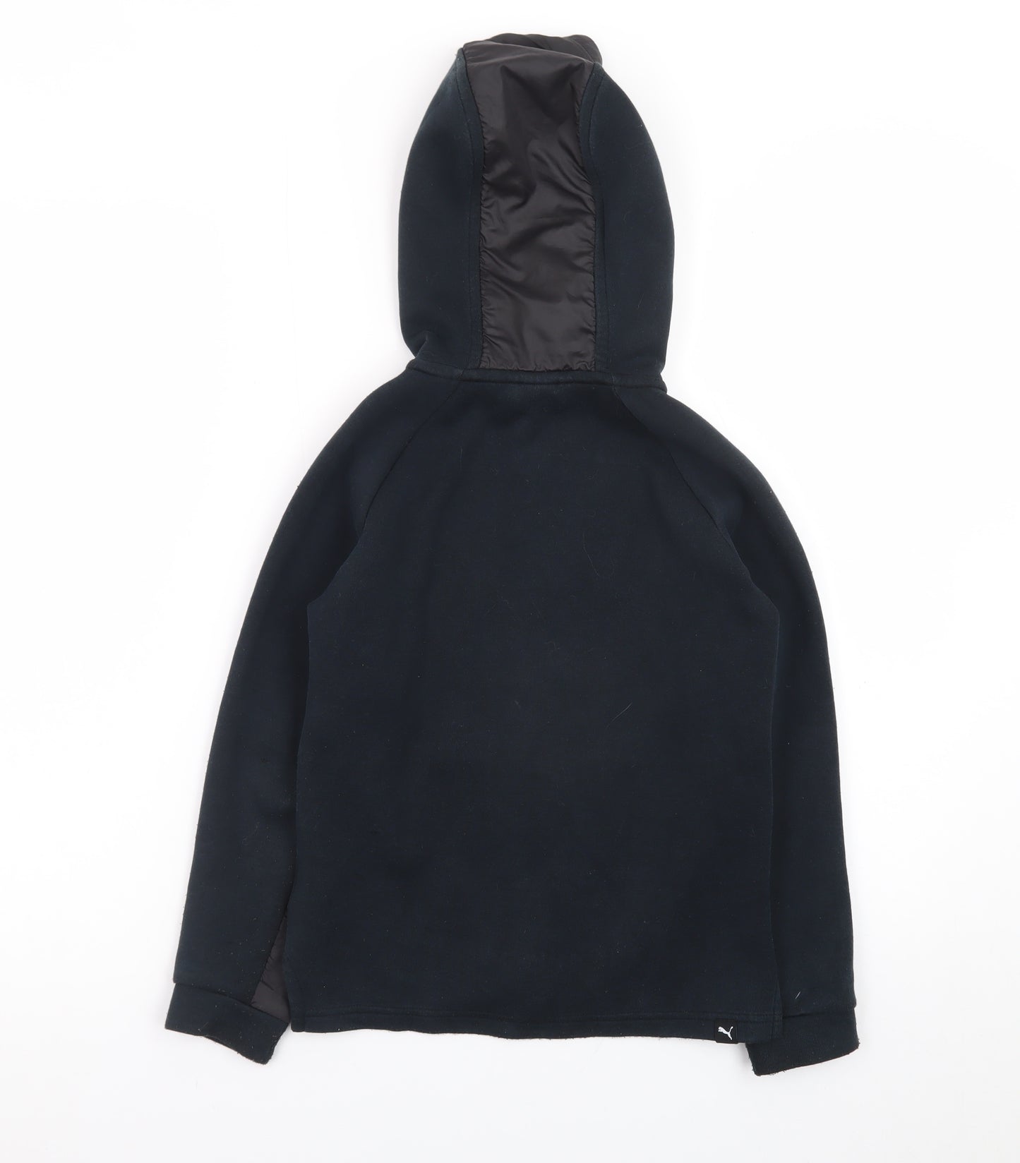 Puma Boys Black Full Zip Fleece Hoodie 7-8 Years
