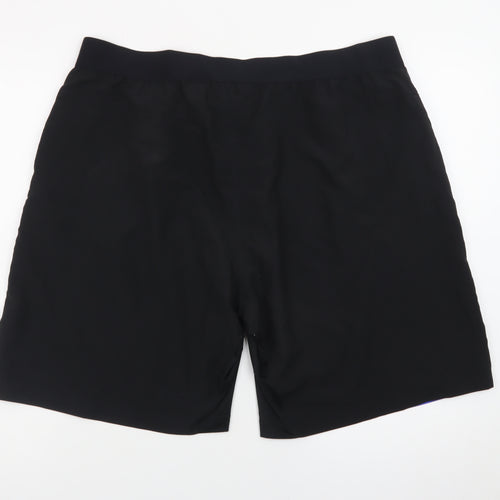 Reebok Men’s Blue Black XL Biker Quick Dry Sports Shorts