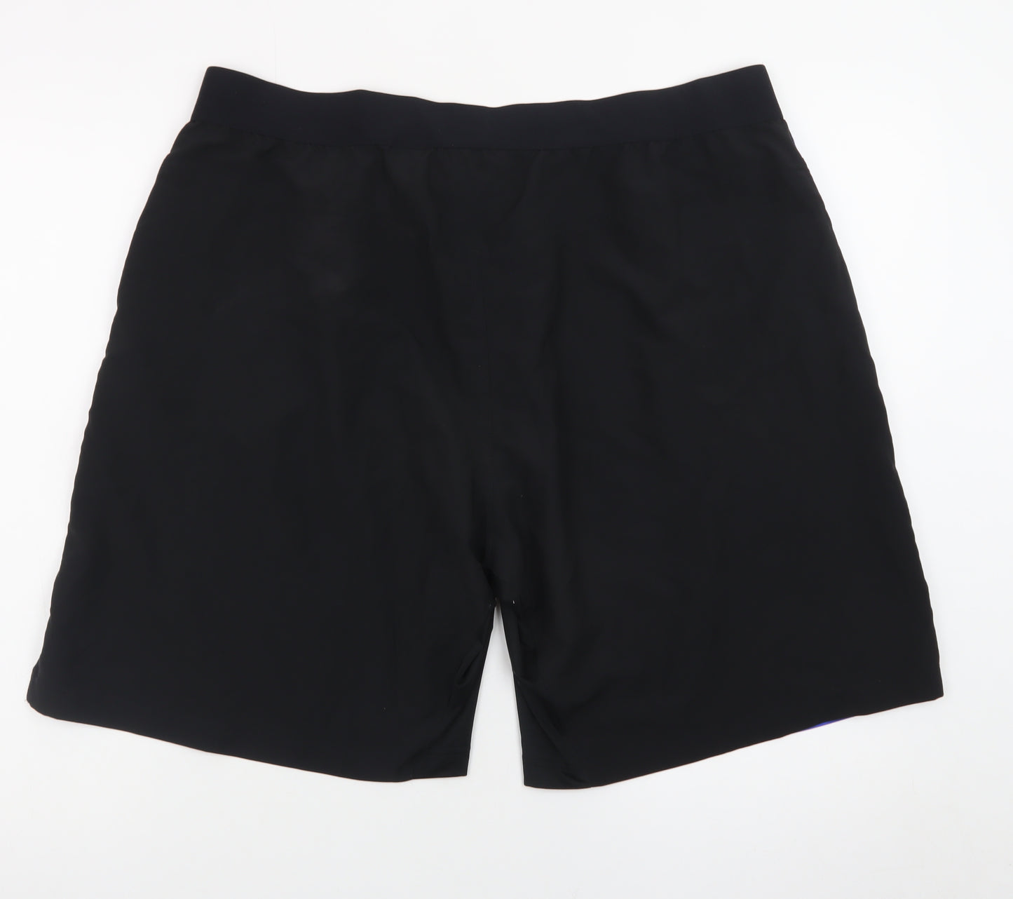 Reebok Men’s Blue Black XL Biker Quick Dry Sports Shorts