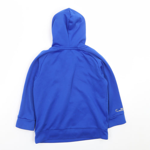 Polo Ralph Lauren Boys Blue Hoodie Size 5 Pullover Fleece Logo Design