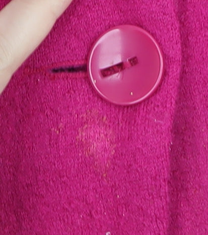Bianca Women’s Fuchsia Wool Blazer Jacket Size 18 Classic Style